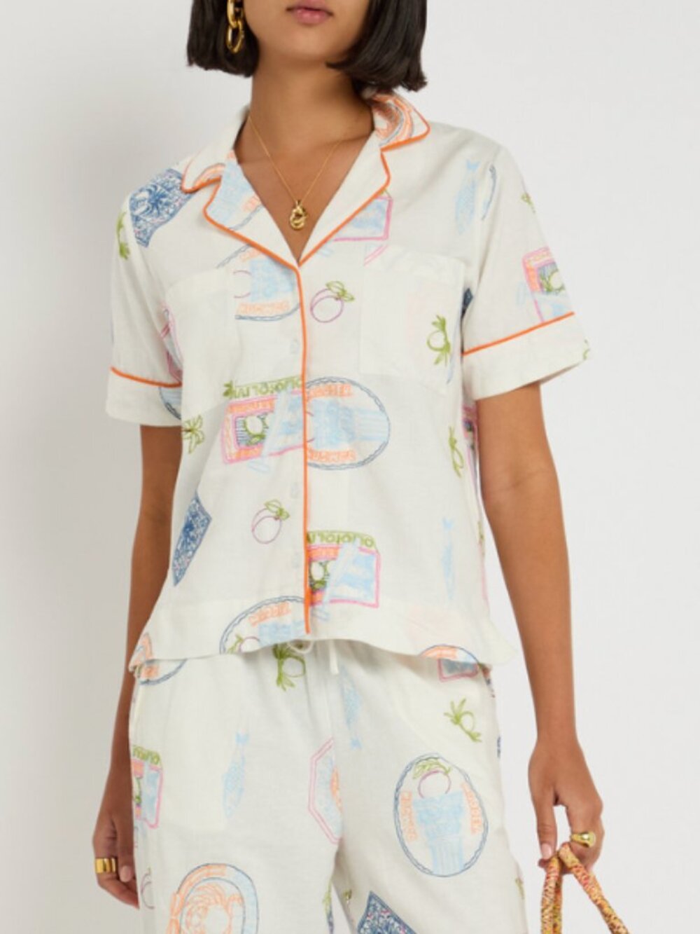 Damson Madder Chlo Embroidered Shirt